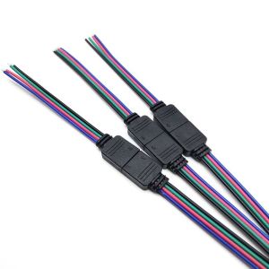 Buy cheap 10cm Length 2*0.3mm square  9cm*9cm  4 cores RGB Cable from wholesalers