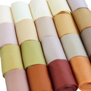 Buy cheap RPET Recycled Polyester Grosgrain Ribbon By The Yard GRS Certificate from wholesalers