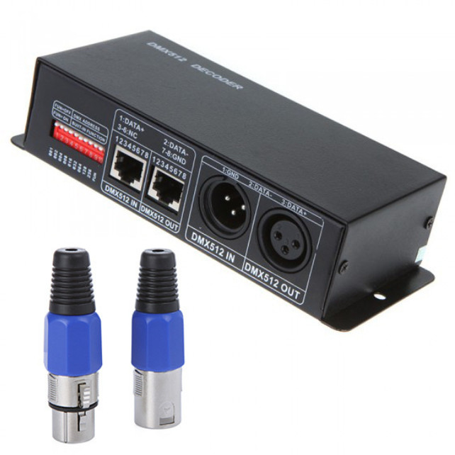 Buy cheap DMX512 LED Tape Dmx Decoder 3 Channel RGB 4 Channel RGBW With CE Certified from wholesalers