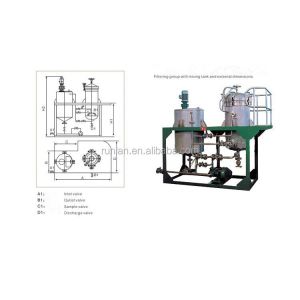 Buy cheap Stainless Steel Vertical Pressure Leaf Filter with Pump and Mesh Element Machine Volume 120-7700L from wholesalers