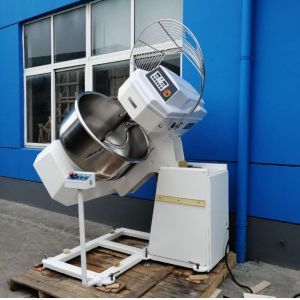 Food Processing Equipment Commercial Heads Up Spiral Dough Mixer Two Mixing