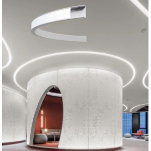 Buy cheap LED Strip Aluminium Profile Surface Mounted Super Slim U Channel Flexible Curve Bendable Alu Extrusion Free Samples from wholesalers