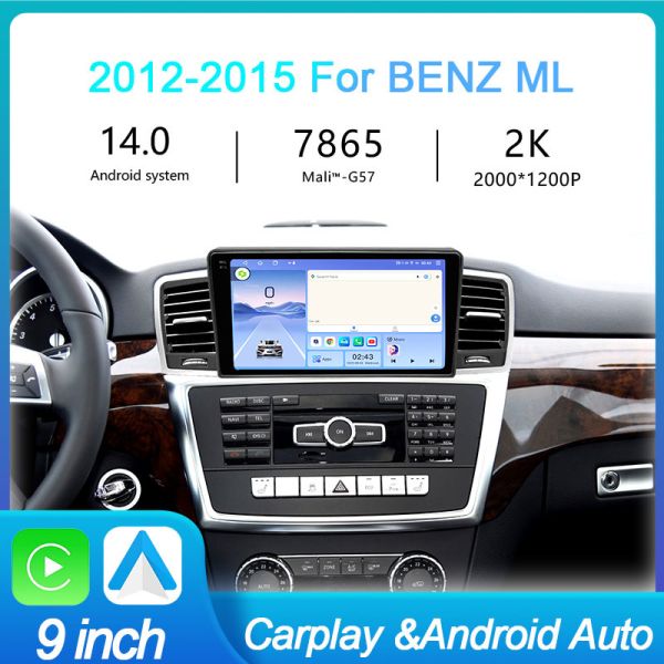Quality ABS 9Inch Car Android Stereo with 7865 Navigation for BENZ ML 2012-2015 | 5-8 Working Days Delivery for sale
