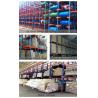 Buy cheap 1 Ton - 3 Ton/layer Drive In Pallet Racking Custom FIFO Flow Rack System from wholesalers