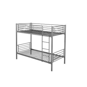 Buy cheap Customizable Metal Double Decker Bed , Black Metal Bunk Beds Wide Varieties Design from wholesalers