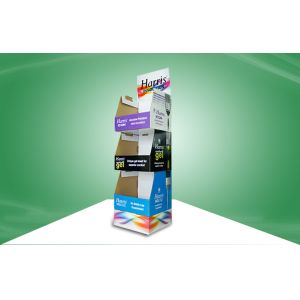 Stable PDQ Cardboard Advertising Display Recyclable Matt PP lamination