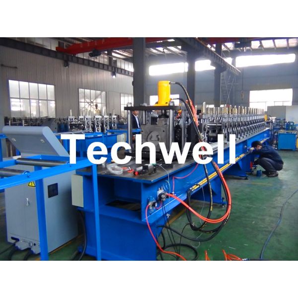 Buy cheap Storage Pallet Shelving and Racking Upright Roll Forming Machine for 80 / 90 / 100 / 120mm Upright Rack Profiles from wholesalers