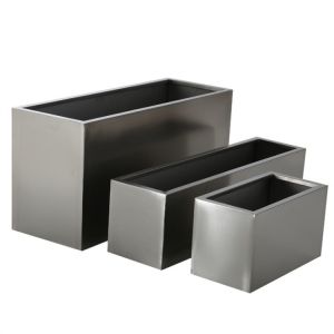 Buy cheap Garden stainless steel irregular planters and flower pots from wholesalers