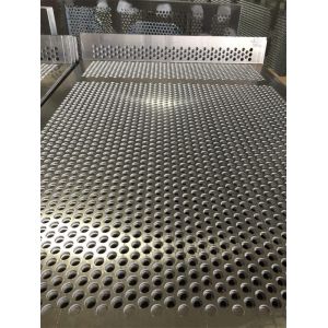 2B Finish 304 Perforated Stainless Steel Sheet Metal Partition Customized