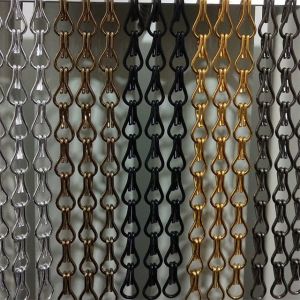 China Aluminum Chain Link Curtain for hanging ceiling partition on sale