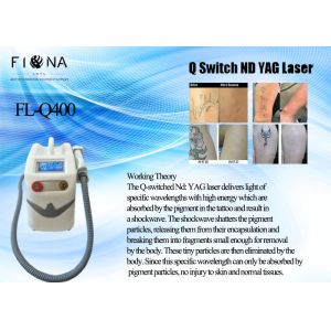 China Professional Q Switched ND YAG Laser tattoo Removal  Machine For Pigment Removal 1-8 Hz Pulse Rate on sale