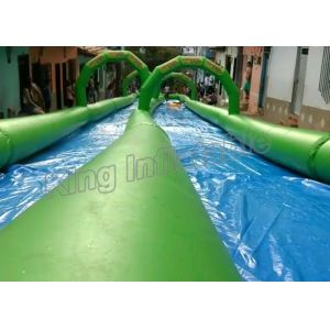 Buy cheap Double Lane Inflatable Slip N Slide 100m Long For Kids N Adults from wholesalers