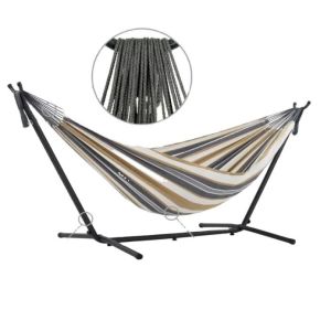 Buy cheap Modern Design Style Double Hammock With Steel Stand Holds Up To 300LBS Weight Limit from wholesalers