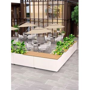 Buy cheap High Rust Resistance large metal flower pots Customizable Shape from wholesalers