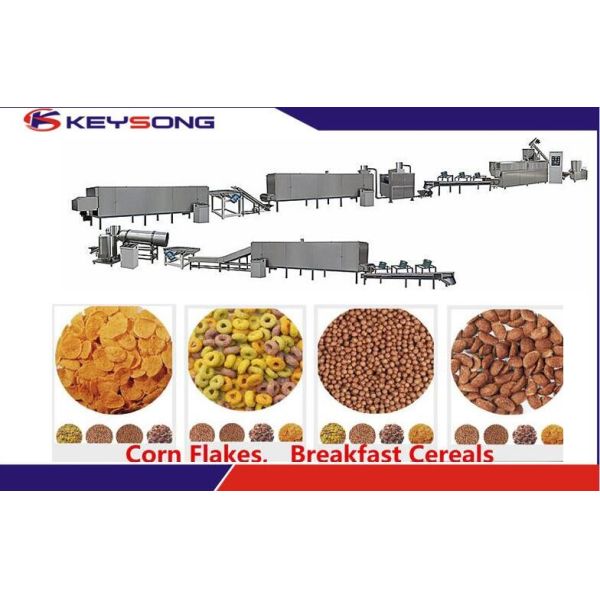 Buy cheap Reliable Breakfast Cereal Making Machine Breakfast Cereal Production Line from wholesalers
