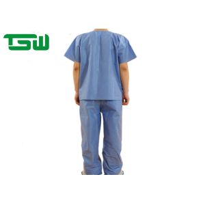 Buy cheap  50GSM Medical Disposable Scrub Suits For Hospital from wholesalers