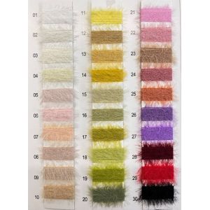 1/7NM 100% Nylon Fluffy Cozy Warm Feather Yarn For Knitting Knitted Sweaters