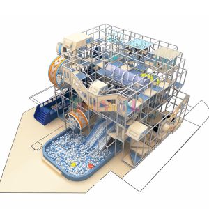 Buy cheap Commercial Custom Indoor Playground Vivid Colors Children Amusement Theme Park from wholesalers