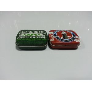 Buy cheap Small Tin Candy Containers With Lid and Plastic Insert from wholesalers