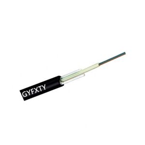 GYFXTY 6 Core Singlemode Outside Loose Tube Optical Fiber Cable With FRP