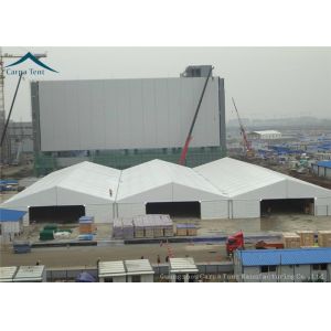 Buy cheap Rainproof Mobile Big Industrial Warehouse Tents With White Canvas Wall from wholesalers