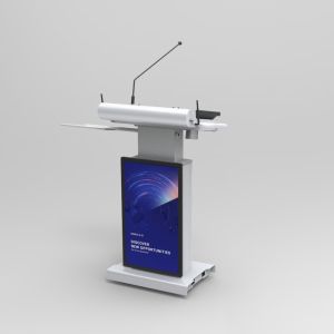 Buy cheap Digital Multimedia Podium Audio Visual Smart Lectern With Microphone And Speaker from wholesalers