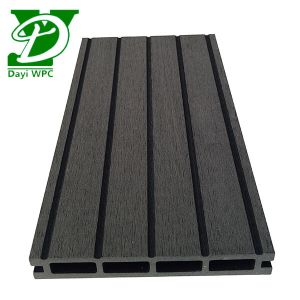 Buy cheap Environmental Friendly WPC Decking Floor Hollow Composite Decking Boards from wholesalers