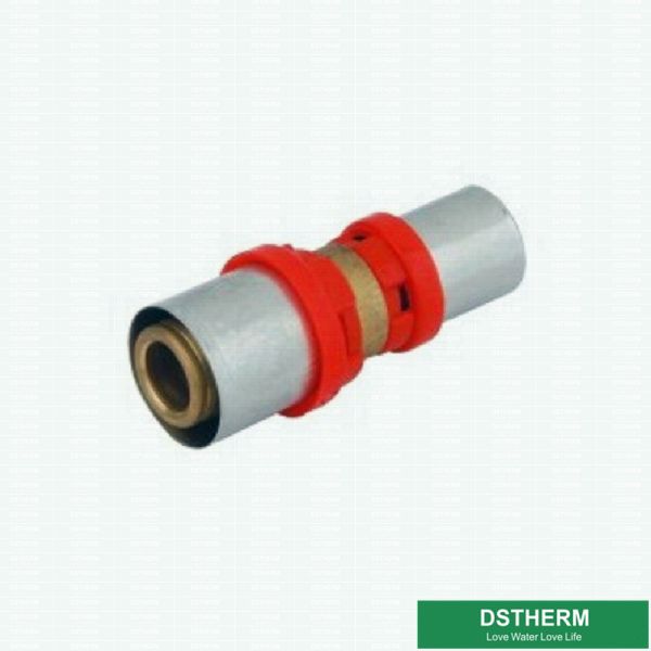 Customized Reducer Threaded Coupling Compression Double Straight Brass Press
