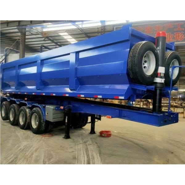 Quality 60t-70t Rear Dump Truck Transport Trailer Customization for sale