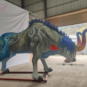 Infrared Sensor Theme Park Animatronics Mythical Chinese Creatures - Fei