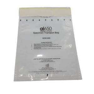 Buy cheap 95kPa Custom Printed Biohazard Specimen Bag With Airtight Zipper from wholesalers