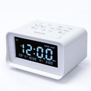 Buy cheap Telescopic Antenna LED Alarm Clock Radio ABS Plastic Material For Indoor product