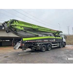 Buy cheap Easy Operation 51m Horizontal Reach Zoomlion Used Concrete Pump Truck on Benz Chassis from wholesalers