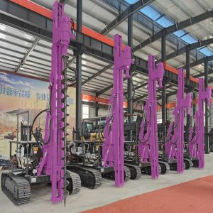 Buy cheap Ground Pile Driver Machine Highway Guardrail Piling Machinery Hydraulic Solar Pile Driver from wholesalers