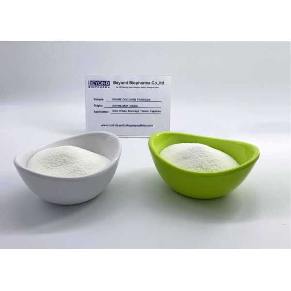 Odorless Bovine Collagen Granular With Instant Solubility And Neutral Taste For