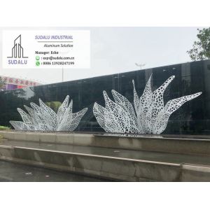Buy cheap SUDALU Aluminum Laser Curvel Artistic Panel for Plaza Garden Alumunum Decoration Panel High Quality from wholesalers