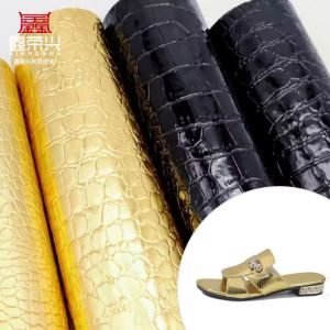 Buy cheap Highlight crocodile Pvc Synthetic Leather Animal Pattern Shoes Bags and Boxs Cheap Price Faux Leather Fabric from wholesalers