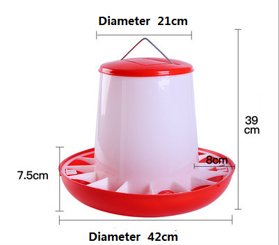 Quality 4kg No Waste Quail Poultry Feeder Drinker for sale