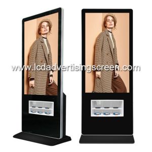 Buy cheap Remote Control Android Advertising Screen With Wireless Phone Charging Function product