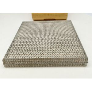 Buy cheap Customized Glass Laminated Wire Mesh High Temperature Resistance from wholesalers