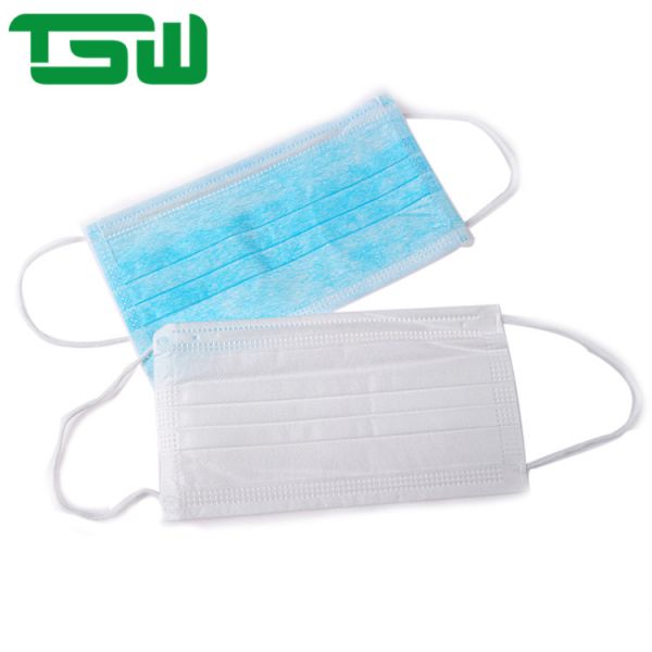 Quality Breathable Single Use Disposable Face Mask With Elastic Earloop for sale