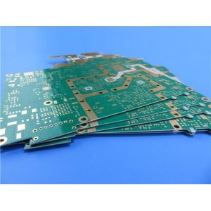 Double Sided RO4535 PCB Substrates 30mil With White Silkscreen And ENIG Surface