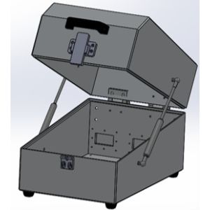 Buy cheap Automatic Clamshell Hatchback Pneumatic Shielded Enclosures Durable Manual Operation from wholesalers