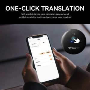 Buy cheap Smart AI Phone Assistant Language Voice Translator Bluetooth-Compatible 5.4 Real-time Face To Face AI Translator from wholesalers
