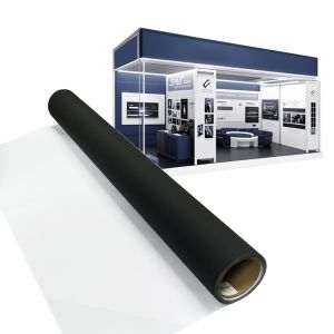 Buy cheap Durable 260gsm Black Back Polyester Fabric for Event Backdrops and Visual Displays from wholesalers