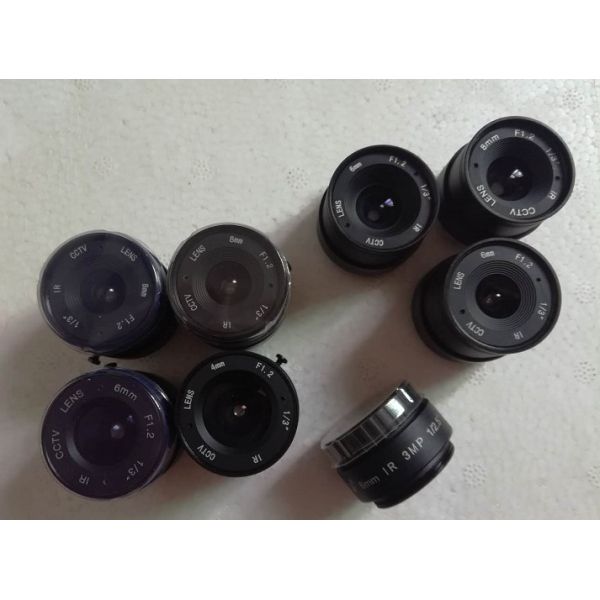 F1.2 aperture 4mm/6mm/8mm CS mount lens promotion