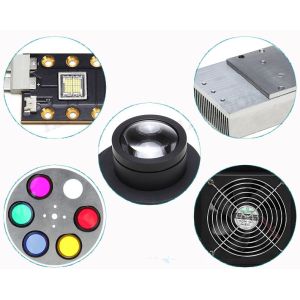 Portable LED Follow Spot Light 330W Easy Transport Increase Flexibility Manual