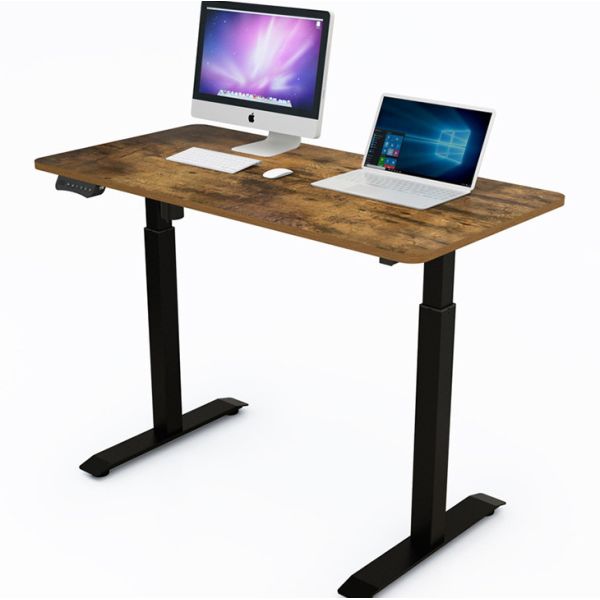 Home Office Electric Height Adjustable Small Computer Desk with Single or Dual