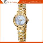 Buy cheap KM26 Pearl Bracelet Watch Woman Female Bangles Golden Watches for Lady Luxury Wristwatch from wholesalers