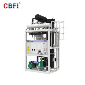 Buy cheap Water Cooled 60 100 Tons Ice Tube Machine PLC System from wholesalers
